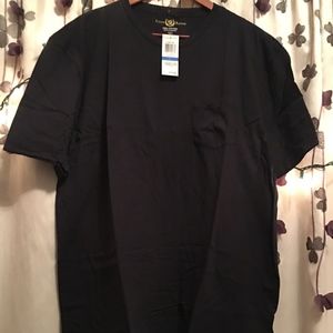 NTW Mens Black V-neck T-shirt